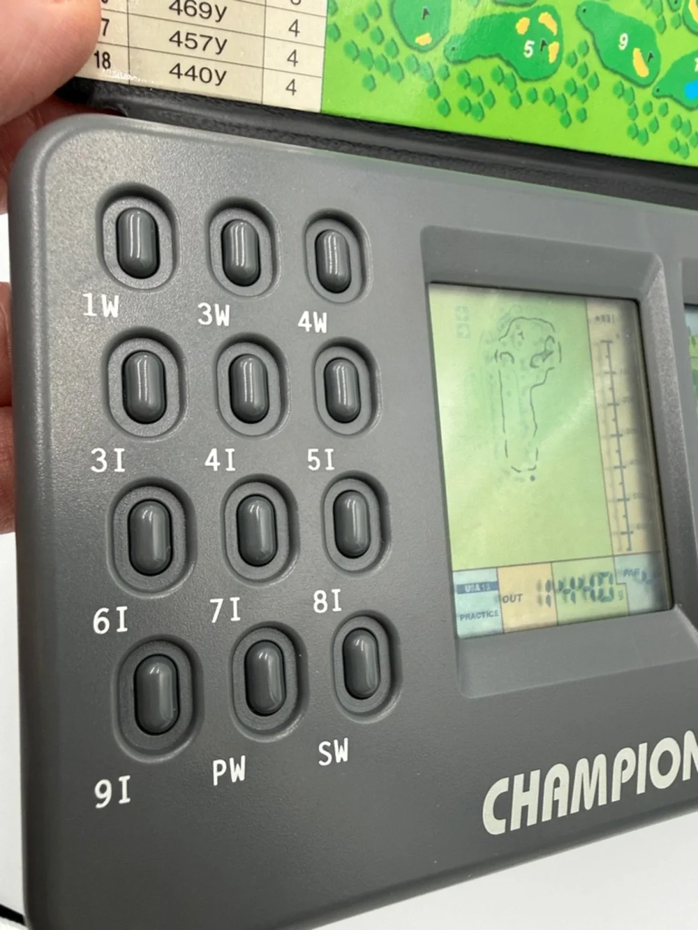 Championship Golf II Electronic Handheld Game - Radio Shack Green/Black